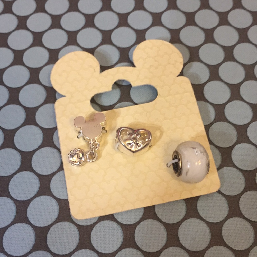 Disney Magic Kingdom Park Silver Pandora Charms